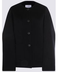 The Dynamis Studio - Dark Wool Coat - Lyst