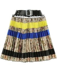 Chopova Lowena - Multicolor Wool Mini Skirt - Lyst