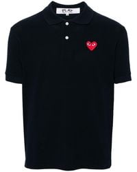 COMME DES GARÇONS PLAY - Heart Cotton Polo - Lyst