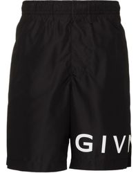 Givenchy - Logo-print Swim Shorts - Lyst
