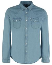 Hydrogen - Denim Shirt - Lyst