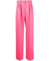 Sportmax - Wool High-waisted Trousers - Lyst