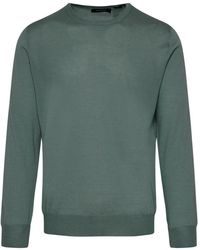 Gran Sasso - Green Cashmere Blend Sweater - Lyst