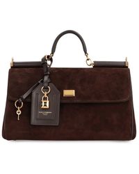 Dolce & Gabbana - My Sicily Suede Handbag - Lyst