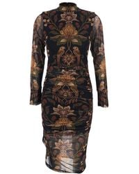 FARM Rio - Berry Garden Tulle Midi Dress - Lyst