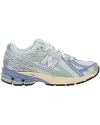 New Balance - Low Top Sneaker With Logo Patch On Tongue And Side And Perforated Panels - Lyst