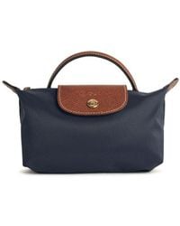 Longchamp - 'Le Pliage Original' Mini Bag With Logo Engraved On The Front - Lyst