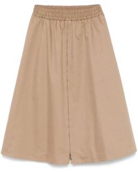Golden Goose - Journey W's Circle Skirt Morena Blend Cotton Gabardine - Lyst