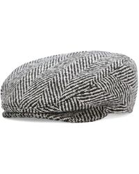 Dolce & Gabbana - Shetland Chevron Flat Cap - Lyst