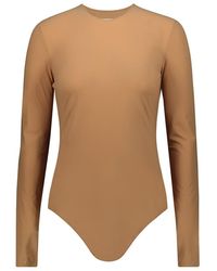 Maison Margiela - Stretch-jersey Long Sleeve Bodysuit Clothing - Lyst