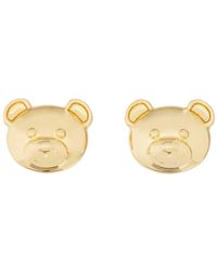 Moschino - Teddy Bear Clip Earrings - Lyst