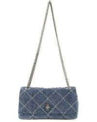 Marc Jacobs - The Quilted Denim Dual Chain Shoulder Bags - Lyst