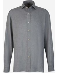 Luigi Borrelli Napoli - Cotton And Wool Shirt - Lyst