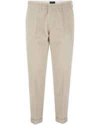 Fay - Slim Corduroy Trousers - Lyst
