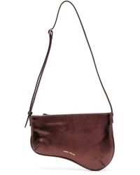 MANU Atelier - Curved Metallic Shoulder Bag - Lyst