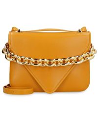 Bottega Veneta - Mount Leather Envelope Bag - Lyst