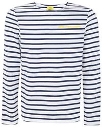 Saint James - Minqu.stjxsmiley Striped Long Sleeved T Shirt Clothing - Lyst