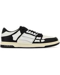 Amiri - Skeleton Top Low Sneakers, 100% Calf Leather - Lyst