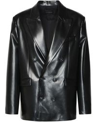 ANDAMANE - Black Polyester Blend Jacket - Lyst