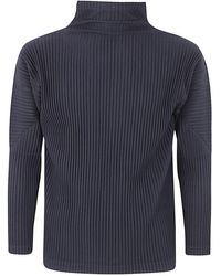 Homme Plissé Issey Miyake - Basics Turtle Neck Sweater Clothing - Lyst