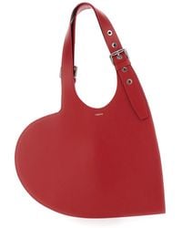 Coperni - 'Belt Heart' Handbag With Heart Shaped Design And Adjustable Belted Handle - Lyst