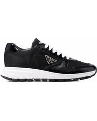 Prada - Prax 01 Re-Nylon Logo-Plaque Recycled-Nylon Low-Top Sneakers - Lyst