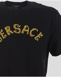 Versace - Logo Cotton T-shirt - Lyst
