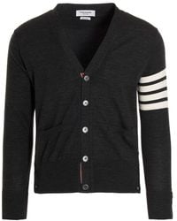 Thom Browne - Merino Wool Cardigan - Lyst