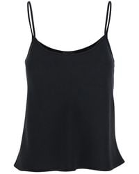 Plain - Top With Spaghetti Straps - Lyst