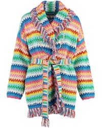 Alanui - Cardigan Over The Rainbow In Cotone - Lyst