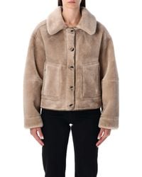 Urbancode - Reversible Faux Fur Jacket With Suede Interior - Lyst