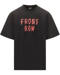 M44 LABEL GROUP - Oversized 44 Label Group T-Shirt With Front Row Print - Lyst