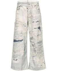 Acne Studios - Wide Leg Denim Jeans - Lyst
