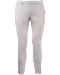 Dondup - Gaubert Slim Pleat Pants In Cotton - Lyst