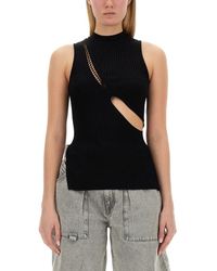 The Attico - Top With Cut Out Details - Lyst