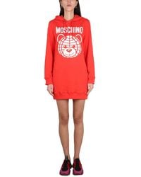 Moschino - Sweatshirt With Logo Print - Lyst