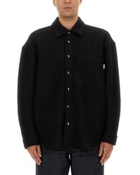 AMISH - Wool Overshirt - Lyst