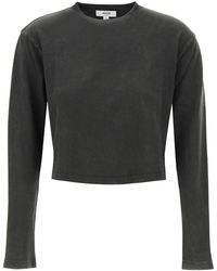 Agolde - "cropped Long-sleeved Mason T - Lyst