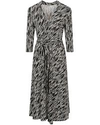 Siyu - Printed Midi Dress - Lyst