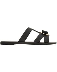 Ferragamo - Acqua Leather Sandals - Lyst