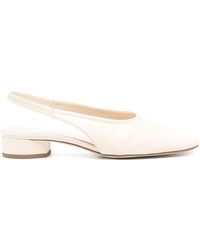 Aeyde - Dua Nappa Leather Creamy Shoes - Lyst