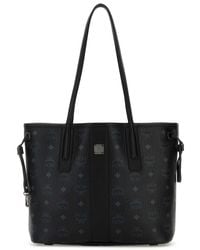 MCM - Printed Canvas Liz Shopping Bag - Lyst