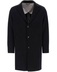 Agnona - Single-breasted Coat In Cashmere - Lyst
