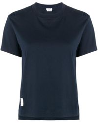 Thom Browne - Logo-Patch Short-Sleeve T-Shirt - Lyst