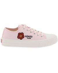KENZO - Canvas School Sneakers - Lyst