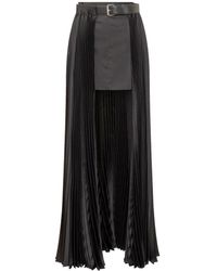 Peter Do - Belted Pleated Skirt - Lyst