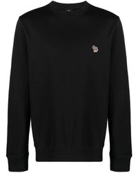 PS by Paul Smith - Zebra Logo Cotton Sweatshirt - Lyst