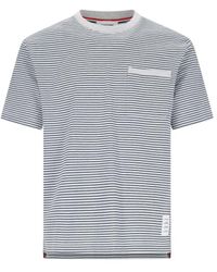 Thom Browne - Stripe T-Shirt - Lyst