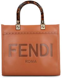 Fendi - Sunshine Small Leather Handbag - Lyst