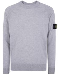 Stone Island - "light Rws Geelong Wool" Crew Neck Clothing - Lyst